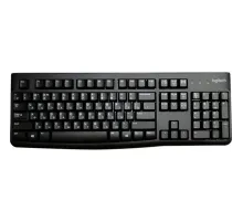 Клавиатура Logitech USB K120 ANSI EN/RU BLACK (920-002583)