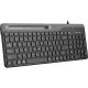 Клавиатура A4Tech Fstyler FK25 черный USB slim