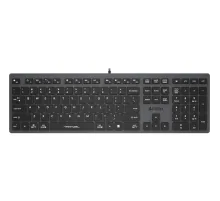 Клавиатура A4Tech Fstyler (FX50 GREY) серый USB slim Multimedia