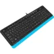 Клавиатура A4Tech Fstyler FK10 черный/синий USB