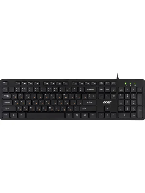 Клавиатура Acer OKW122 черный USB (ZL.KBDEE.00C)