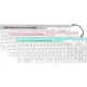 Клавиатура A4Tech Fstyler (FBK25 WHITE) белый/серый USB беспроводн/BT/Radio