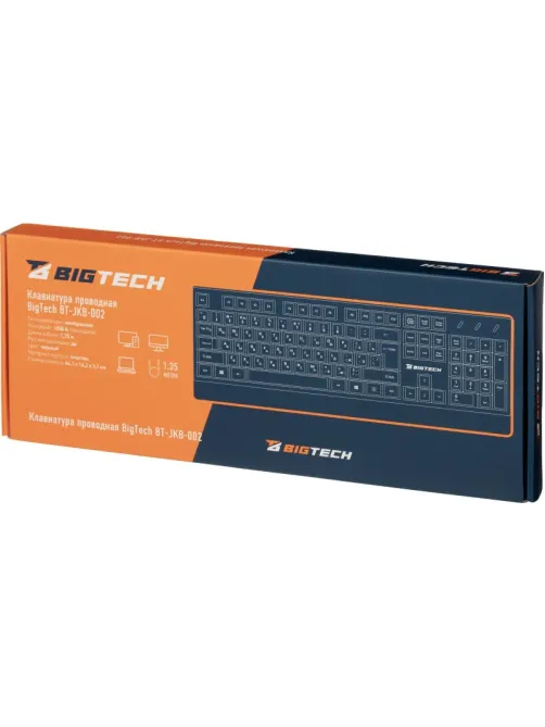 Клавиатура C-KB3031 черная, USB, 104кн BT-JKB-002/C-KB3031