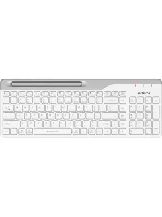 Клавиатура A4Tech Fstyler (FBK25 WHITE) белый/серый USB беспроводн/BT/Radio