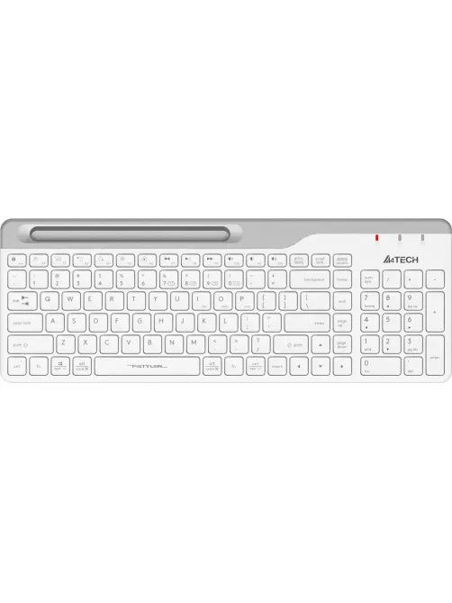 Клавиатура A4Tech Fstyler (FBK25 WHITE) белый/серый USB беспроводн/BT/Radio