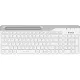 Клавиатура A4Tech Fstyler (FBK25 WHITE) белый/серый USB беспроводн/BT/Radio