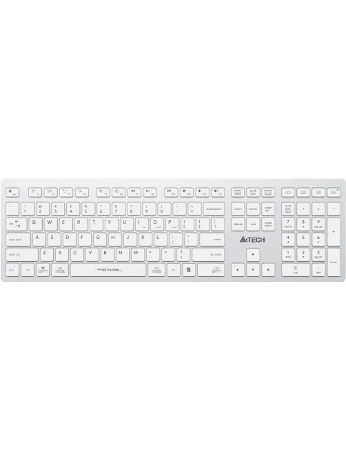 Клавиатура A4Tech Fstyler FBX50C белый USB BT (FBX50C WHITE)