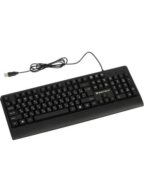 Клавиатура C-KB3031 черная, USB, 104кн BT-JKB-002/C-KB3031