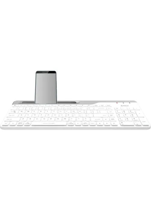 Клавиатура A4Tech Fstyler (FBK25 WHITE) белый/серый USB беспроводн/BT/Radio