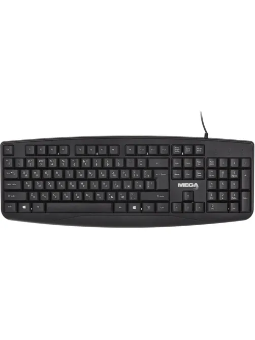 Клавиатура E-KB721 черная, USB, 104кн BT-JKB-003/E-KB721