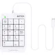 Клавиатура A4Tech Fstyler FK13P цифровой блок USB slim д/ноут (FK13P WHITE)