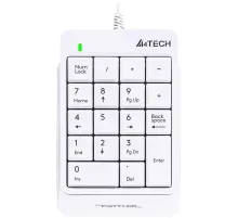 Клавиатура A4Tech Fstyler FK13P цифровой блок USB slim д/ноут (FK13P WHITE)