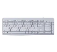 Клавиатура Acer OKW500 белый USB Multimedia (ZL.KBDEE.01S) каб.:1.8м