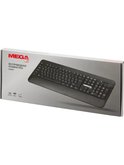 Клавиатура ProMega jet WK002 USB WLS RT/1 АА/черный