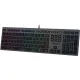 Клавиатура A4Tech Fstyler FX60 серый USB slim LED (FX60 GREY / NEON)
