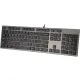 Клавиатура A4 KV-300H серый/черный USB slim