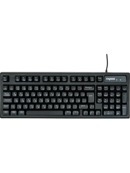Клавиатура RAPOO проводная NK2800, цвет - черный