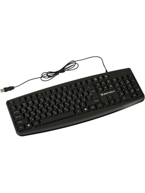 Клавиатура E-KB721 черная, USB, 104кн BT-JKB-003/E-KB721