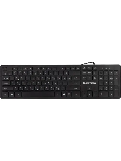 Клавиатура C-KB002 черная, USB, 104кн BT-JKB-001/C-KB002