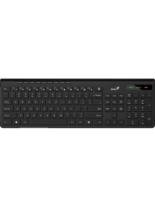 Клавиатура Genius SlimStar 7230, беспроводная мультимедийная, черный
