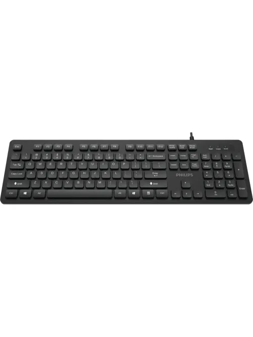 Клавиатура Philips (SPK6264B/60) проводн. USB 2.0 104кл, черный