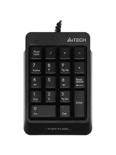 Клавиатура числовой блок A4Tech Fstyler FK13P черный USB slim