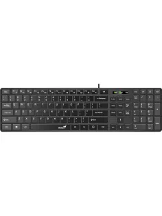 Клавиатура Genius SlimStar 126, USB, 104 , 1.5 м. черный