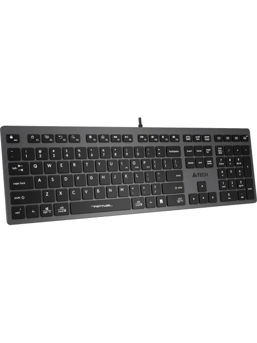 Клавиатура A4Tech Fstyler (FX50 GREY) серый USB slim Multimedia