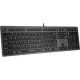 Клавиатура A4Tech Fstyler (FX50 GREY) серый USB slim Multimedia