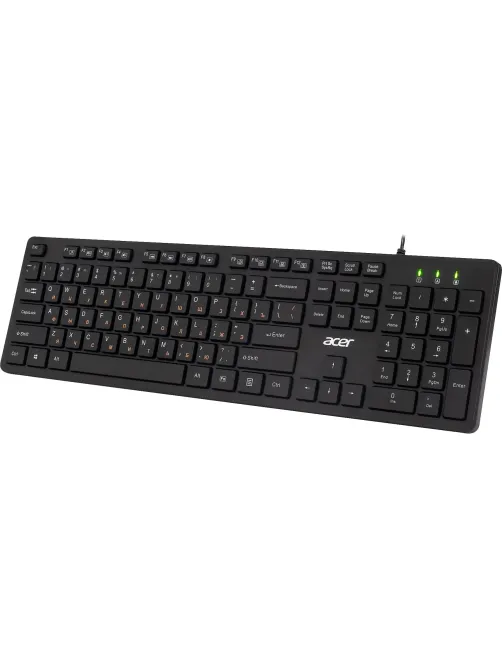 Клавиатура Acer OKW122 черный USB (ZL.KBDEE.00C)