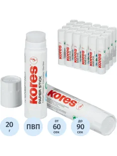 Клей-карандаш 20г KORES paper Stick 17203