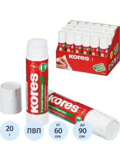 Клей-карандаш 20г KORES 12203