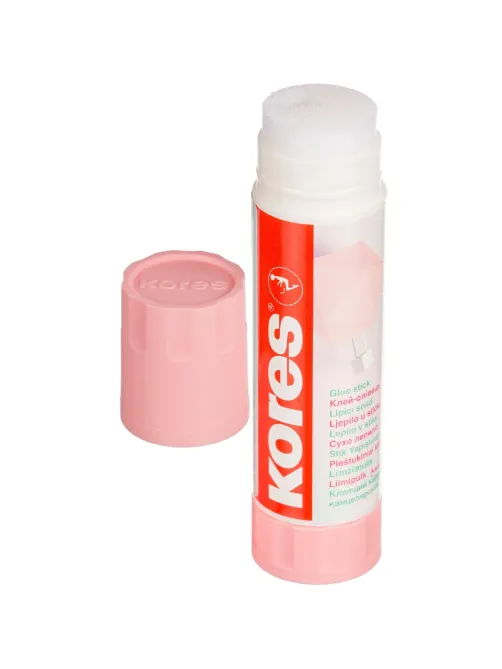 Клей-карандаш 20г Kores Pastel ассорти:розовый, желтый, фиолетовый ,мятный