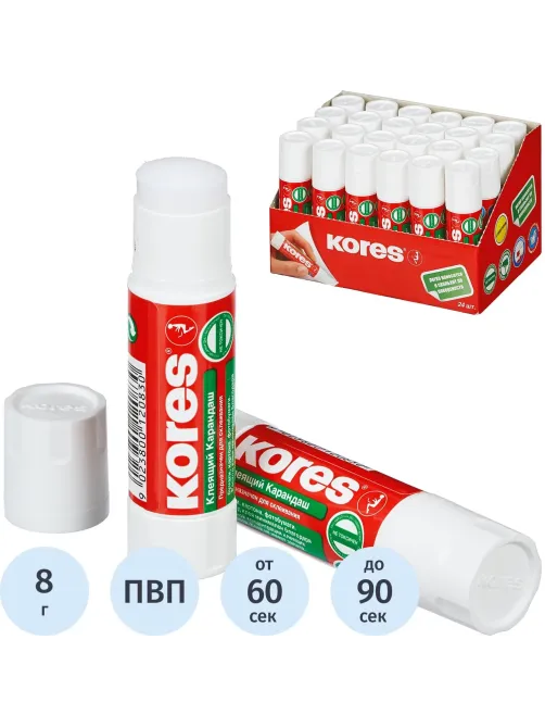 Клей-карандаш 8г KORES 12083