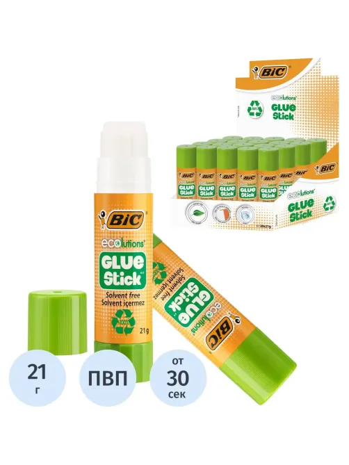 Клей-карандаш BIC ECOlutions 21 гр. 8923452 