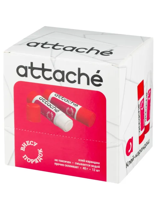 Клей-карандаш 40г ATTACHE power glue