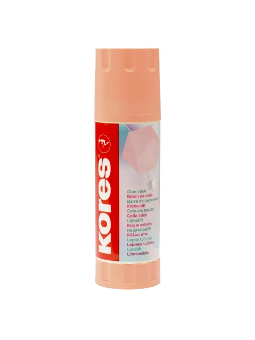 Клей-карандаш 40г Kores Pastel ассорти:розовый, желтый, фиолетовый ,мятный