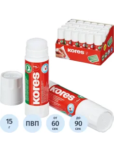 Клей-карандаш 15г KORES 12153
