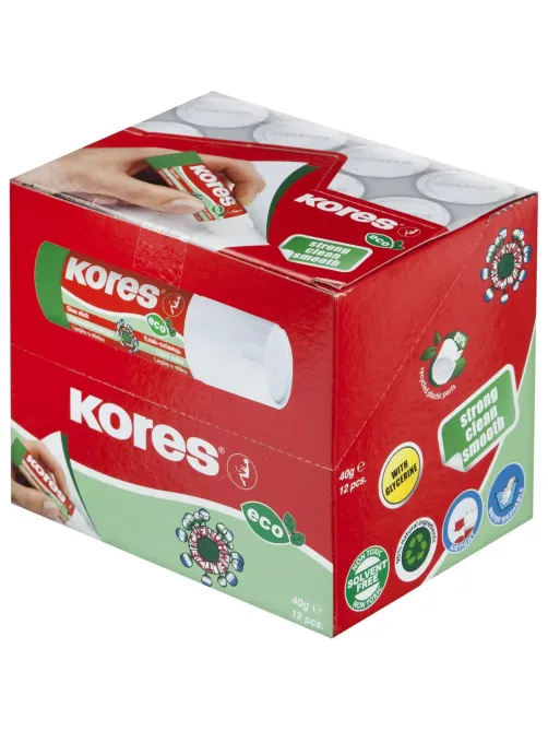 Клей-карандаш 40г KORES Glue-eco
