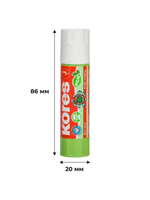 Клей-карандаш 10г KORES Glue-eco