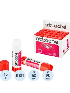 Клей-карандаш 15г ATTACHE power glue