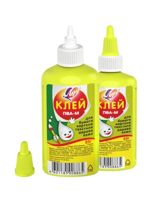 Клей ПВА школьный Луч-М 85 г. арт. 20С 1353-08