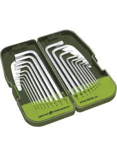 Набор ключей Дело Техники 1.5,2,2.5,3,4,5,6,8,10 мм и TORX 18 шт (564518)