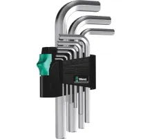 Набор ключей Г-образных 1,5-10 мм 9 предм. WERA Hex-Plus 950/9 SM N 021406
