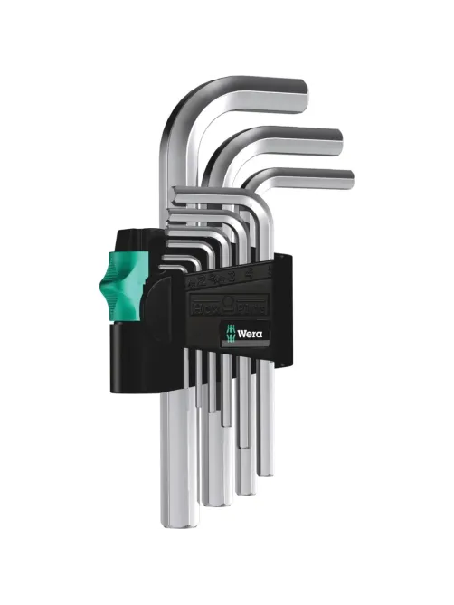Набор ключей Г-образных 1,5-10 мм 9 предм. WERA Hex-Plus 950/9 SM N 021406