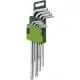 Набор ключей угловых TORX с отверстием 9 шт (Т10-Т50) Дело Техники 563591