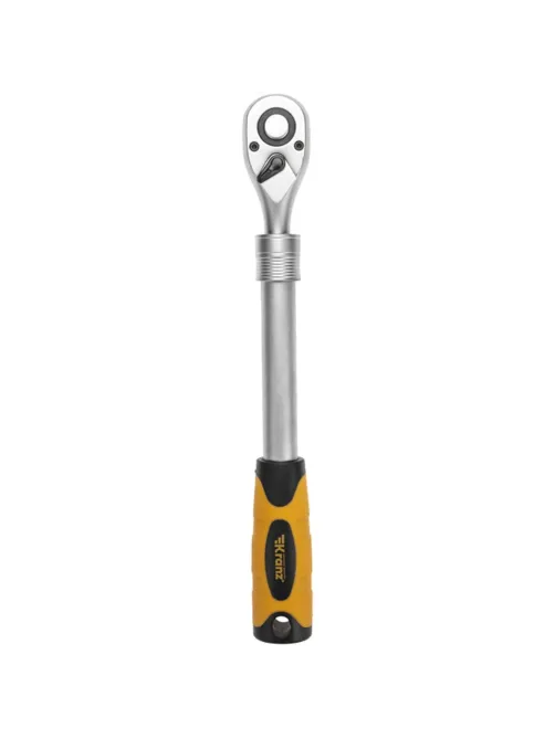 Ключ телеск. трещ. 1/2, 330-460мм, CrV, двухкомп рукоятка KRANZ KR-12-8411