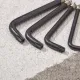 Набор ключей имбус. TORX KRANZ T10-T50 CrV 9 шт, оксид, кольцо KR-12-5203