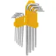 Набор ключей имбус.Tamper-Torx KRANZ 9шт ТТ10-50 закал. удл ник. KR-12-5221