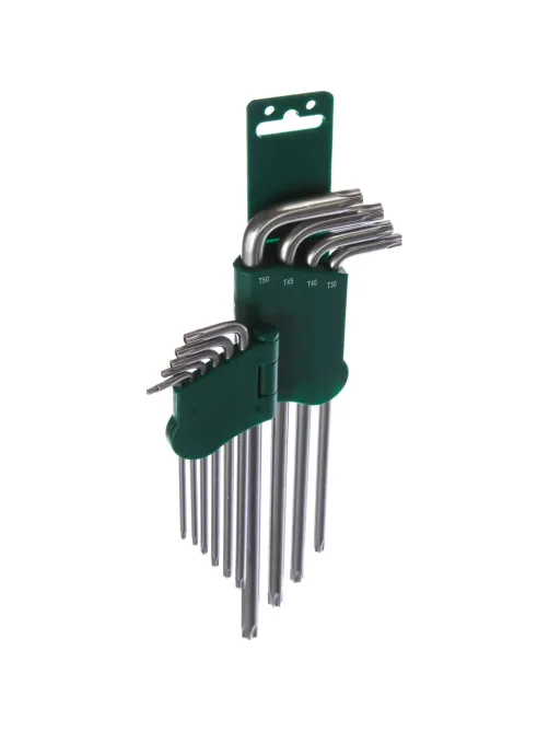 Набор ключей торцевых TORX удлиненных Т9-50, 10 предм. H08S110S